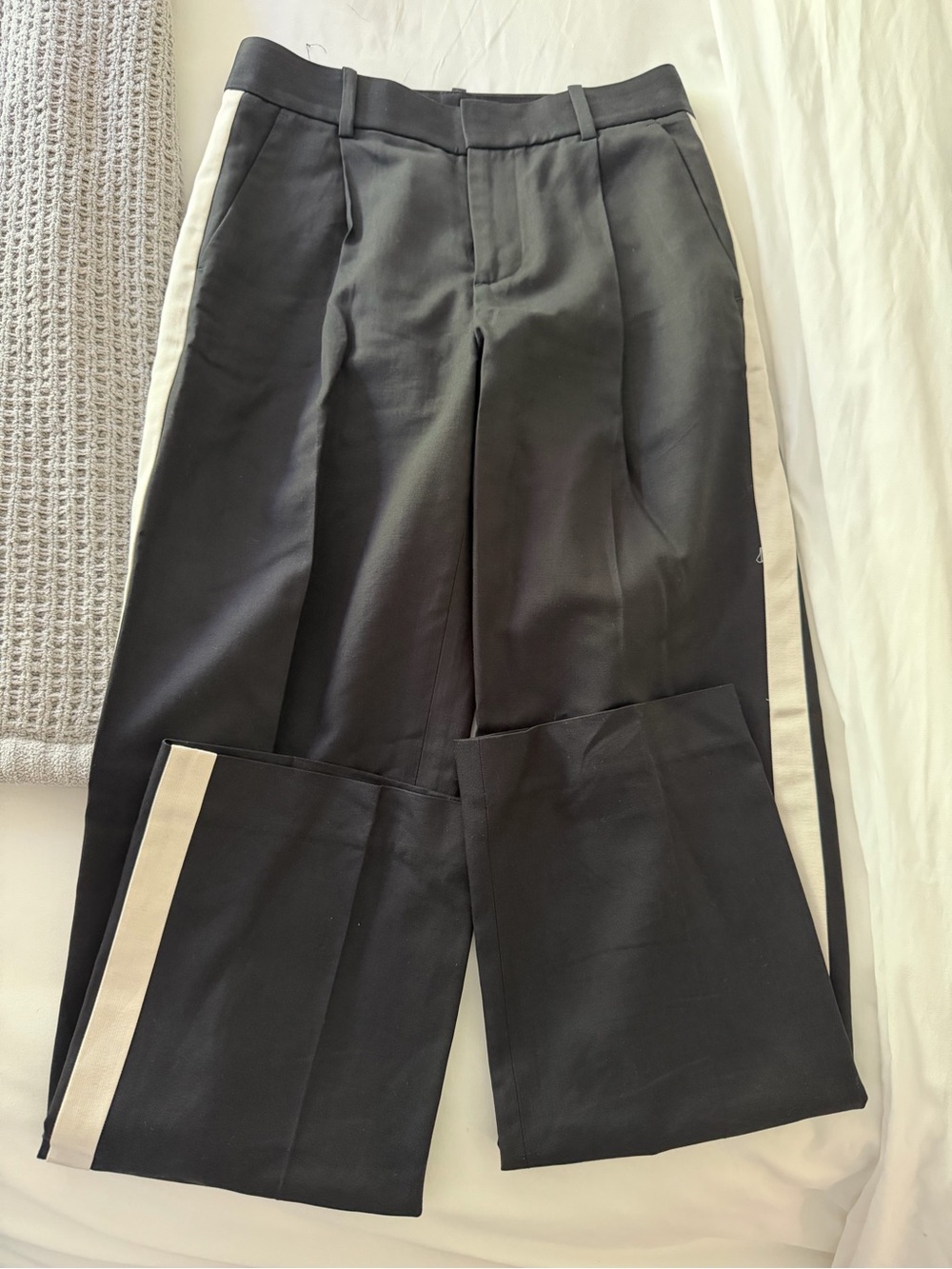 Madewell  Pants with Cream Side Stripe